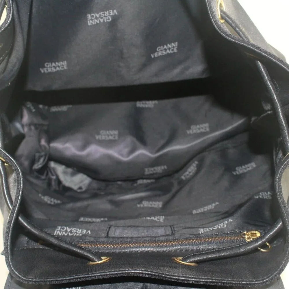 Gianni Versace Leather Backpack 2GV918K